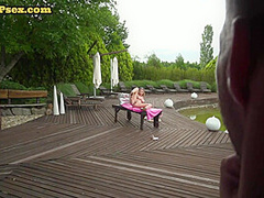 Busty MILF ***DPed outdoor by BWC guys after asstoying