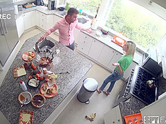 Stepsis Fucked In Kitchen On Thanksgiving - SpyFam