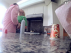 Stepsis Fucked In Kitchen On Thanksgiving - SpyFam