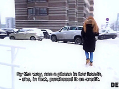 Cunning Guy Fucks Shaved Pussy Of Red Haired Cutie F