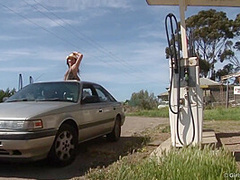Petria Fucks Outdoors