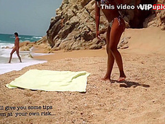 Hooks Up With Stranger And Fucks Him At The Beach With Noe Milk