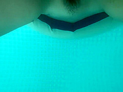 In The Swimming Pool With Cum On Ass