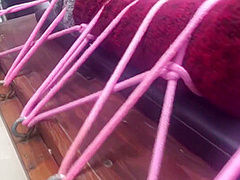 Wool Mohair Layers Of Sweaters On A Bondage Table