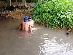 Big Tits Asian Outdoor 10