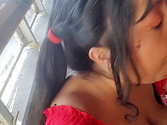 Thick Black Cock Squirts Multiple Shots Latina Tits Public Fuck Bb