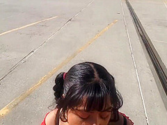 Thick Black Cock Squirts Multiple Shots Latina Tits Public Fuck Bb