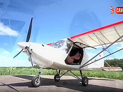 Katrin - Photoshoot Sport Plane