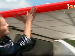 Katrin - Photoshoot Sport Plane