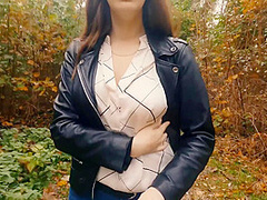 Boobwalk: Nearly Caught Twice Tits Out Diamond Pattern Blouse