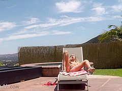 Step Brother Caught Peeping By Step Sister By The Pool - SpyFam