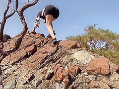 Blonde Blowjob Dick And Cum In Mouth In The Mountains