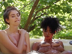 Barbie & Ellie Luna - Pleasure Together With Alissa Foxy And A. Fox