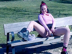 Teenage Hottie Shows Herself In Public Before A Hardcore Drilling!