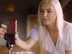 Big Breasts, Eva E And Eva Elfie In Uninvited Guest