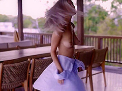 Big Breasts, Eva E And Eva Elfie In Uninvited Guest