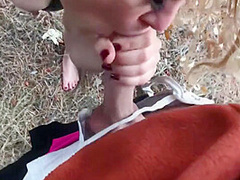 Shameless Mature Slut Outdoor Sex