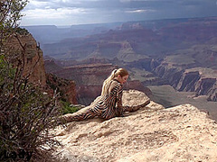 Contortion Performance On Grand Canyon - Watch4Fetish