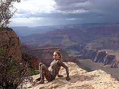 Contortion Performance On Grand Canyon - Watch4Fetish