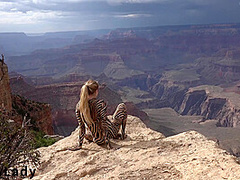 Contortion Performance On Grand Canyon - Watch4Fetish