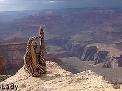 Contortion Performance On Grand Canyon - Watch4Fetish