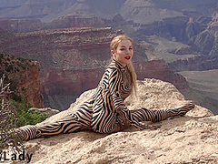 Contortion Performance On Grand Canyon - Watch4Fetish