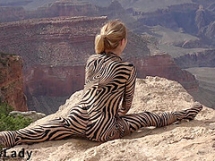 Contortion Performance On Grand Canyon - Watch4Fetish