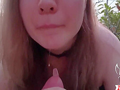 Lana Red - Slut Sucked Strangers Big Dick At Sunset By The Sea And Swallowed Cum - Treason On Outdoor