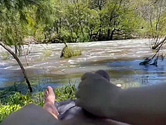 Outdoor Public Spread Pussy Female Orgasm And Fuck