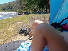 Outdoor Public Spread Pussy Female Orgasm And Fuck