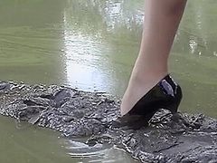 Charm Of Sodden Pantyhose High-heels