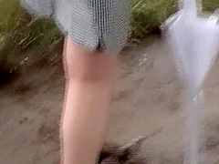 Charm Of Sodden Pantyhose High-heels