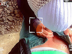 Public Creampie Under A Scary Bridge