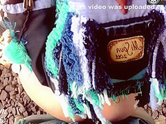 Public Creampie Under A Scary Bridge