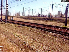 Public Creampie Under A Scary Bridge