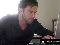 MODERN-DAY SINS - Voyeur Dad Watches His Teen Nanny Kimmy Kimm Masturbate Through Hidden Camera!