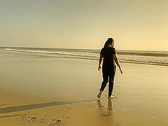 Asian Wife Dairies: Yoga At The Beach & Creampied Multiple Times At Home
