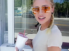 Naomi Woods And Kiara Cole In Fucks A Stranger In Public