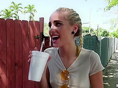 Naomi Woods And Kiara Cole In Fucks A Stranger In Public