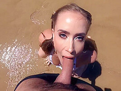 Secretcrush4k - We Fucked Out In The Open On A Public Beach