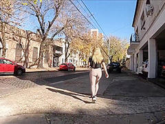 Exhibitionism - Public Nudity In The Street And Starbucks Bathroom