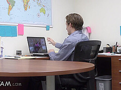 Step-Son Sexually Harassed By Step-Mom At Work - SpyFam