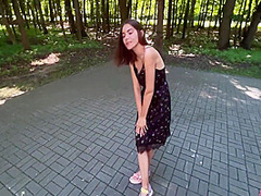 Walk In The Woods With Lush Ended With Cuming On Her Face And Hair 14 Min