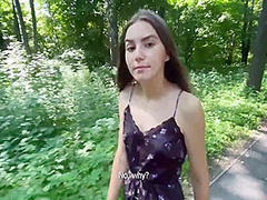 Walk In The Woods With Lush Ended With Cuming On Her Face And Hair 14 Min