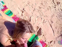 Fucking And Sucking In The Sand Dunes At The Park