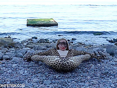 Beach Feeling In Zentai - Watch4Fetish