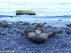 Beach Feeling In Zentai - Watch4Fetish