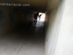 Bridge Fuck - Amber Blank