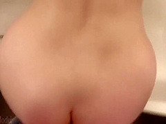 Fucking My Russian Wife In The Bathroom. Cum On Face And Bj