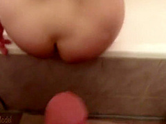 Fucking My Russian Wife In The Bathroom. Cum On Face And Bj